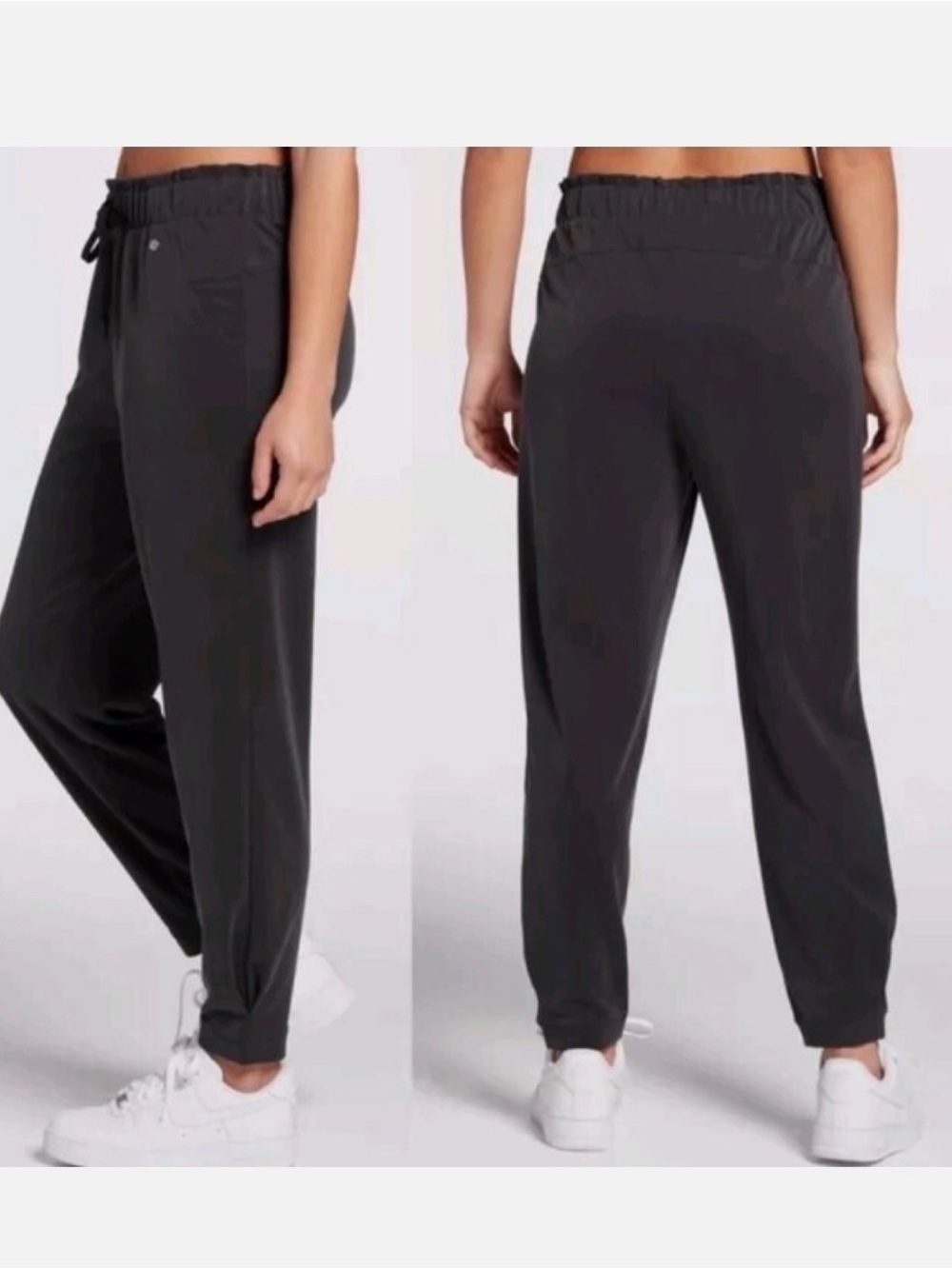 Calla Women’s Black Jogger Pants - Elastic Waist Comfort
